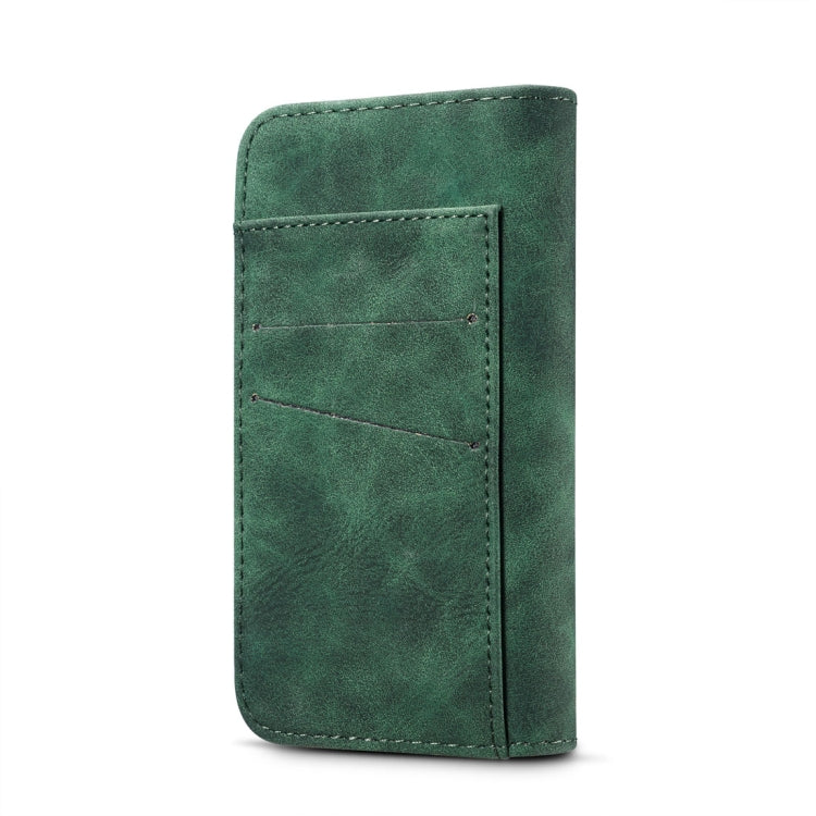 For iPhone X / XS Retro Magnetic Horizontal Flip Leather Case with Card Slots & Wallet & Photo Frame & Detachable Back Cover