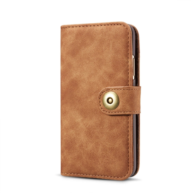For iPhone X / XS Retro Magnetic Horizontal Flip Leather Case with Card Slots & Wallet & Photo Frame & Detachable Back Cover