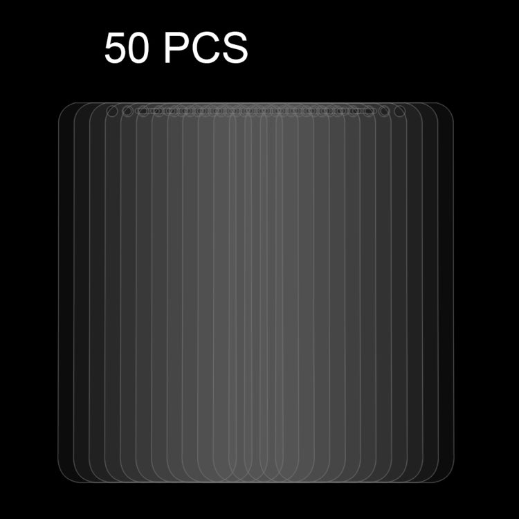 50 PCS 0.1mm HD 3D Curved PET Full Screen Protector for iPhone X