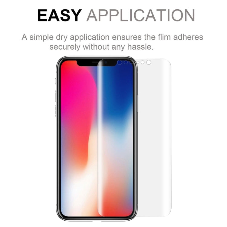 50 PCS 0.1mm HD 3D Curved PET Full Screen Protector for iPhone X