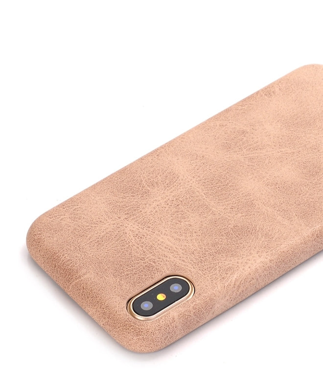 For iPhone X / XS TPU Crazy Horse Texture Protective Case