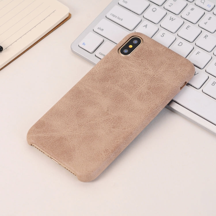 For iPhone X / XS TPU Crazy Horse Texture Protective Case