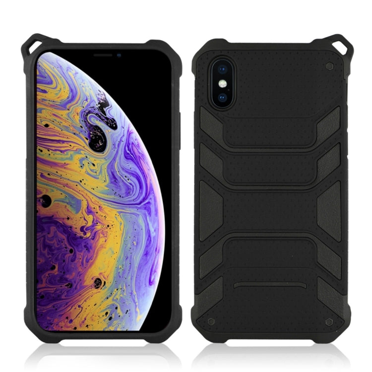 For iPhone XS Shockproof PC + TPU Spider-Man Armor Protective Case