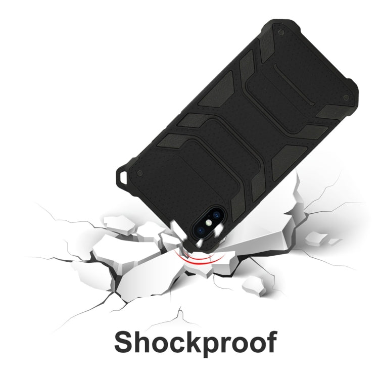 For iPhone XS Shockproof PC + TPU Spider-Man Armor Protective Case