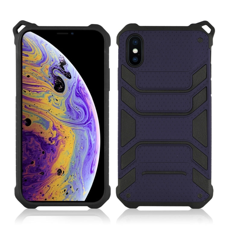 For iPhone XS Shockproof PC + TPU Spider-Man Armor Protective Case