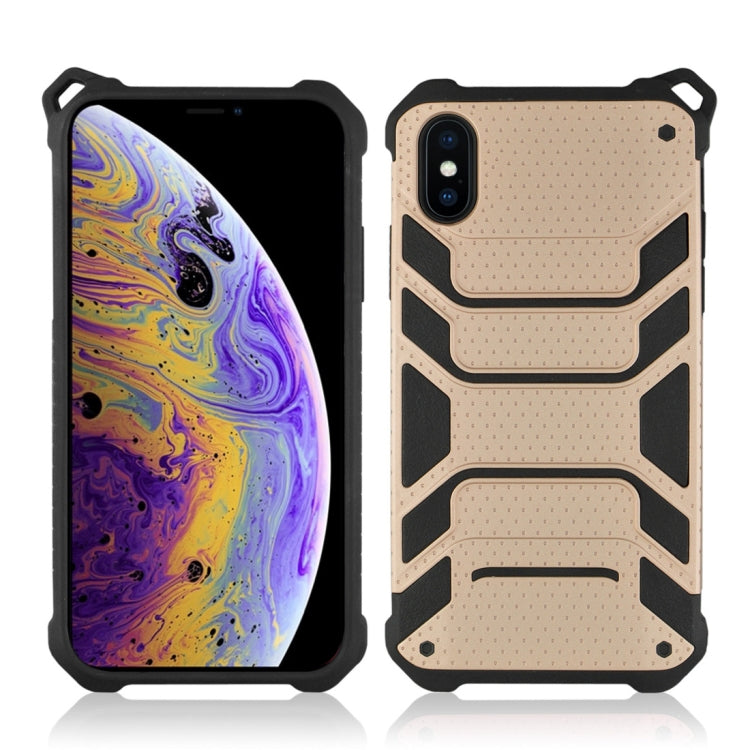 For iPhone XS Shockproof PC + TPU Spider-Man Armor Protective Case
