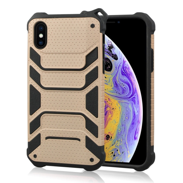 For iPhone XS Shockproof PC + TPU Spider-Man Armor Protective Case