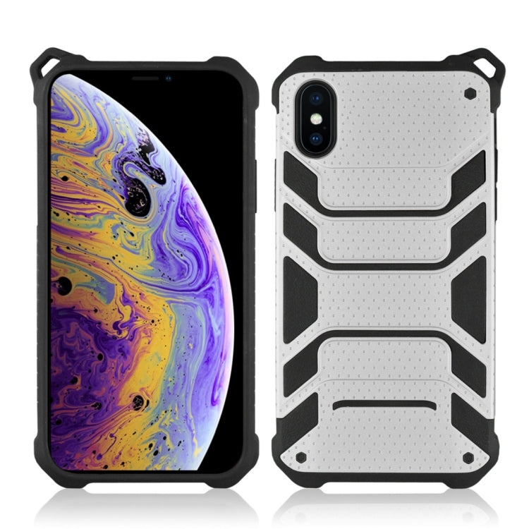 For iPhone XS Shockproof PC + TPU Spider-Man Armor Protective Case