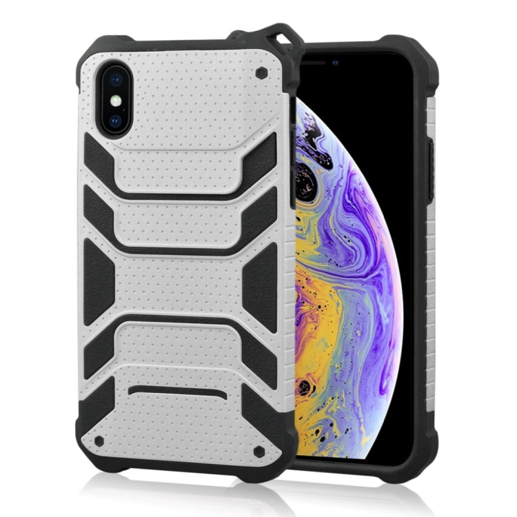 For iPhone XS Shockproof PC + TPU Spider-Man Armor Protective Case