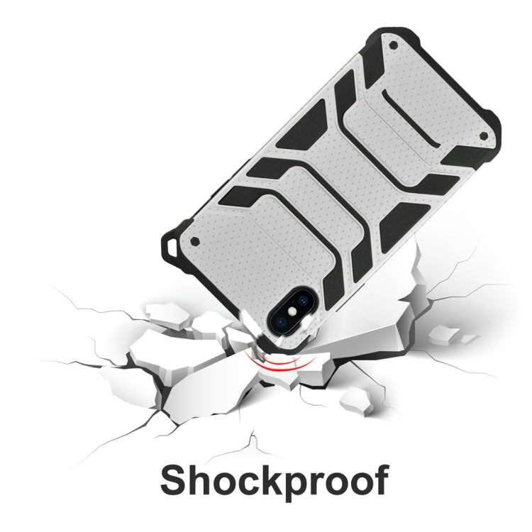 For iPhone XS Shockproof PC + TPU Spider-Man Armor Protective Case