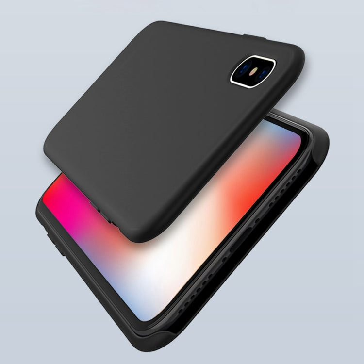 For iPhone X TOTUDESIGN  Liquid Silicone Dropproof Protective Back Cover Case