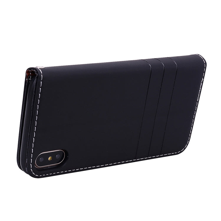 For iPhone X / XS Fashion Magnet Horizontal Flip Leather Case with Holder & Card Slots & Wallet