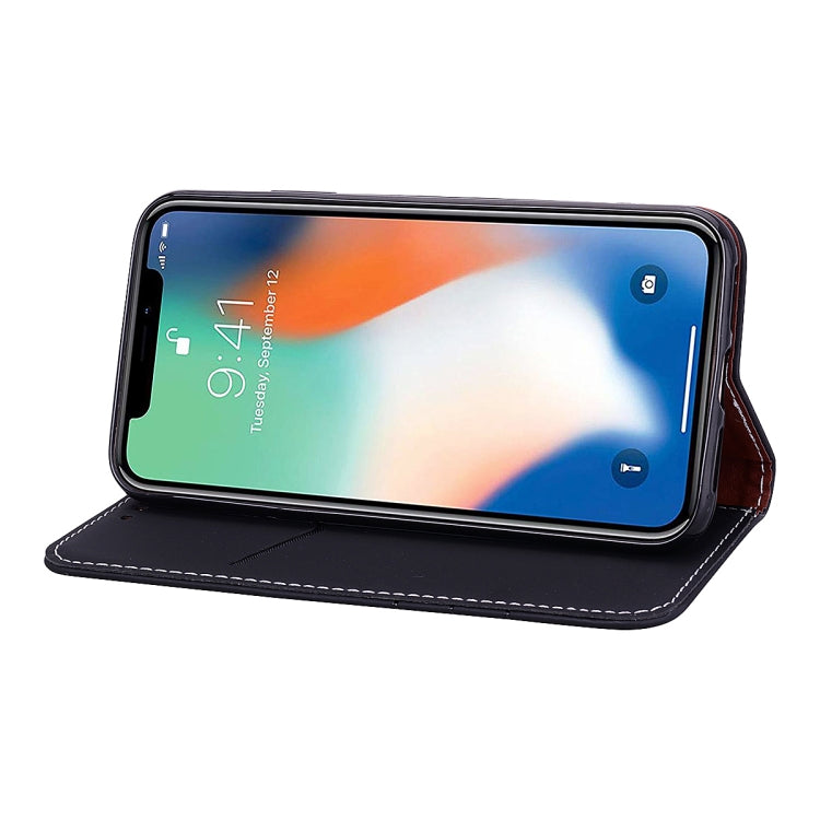 For iPhone X / XS Fashion Magnet Horizontal Flip Leather Case with Holder & Card Slots & Wallet