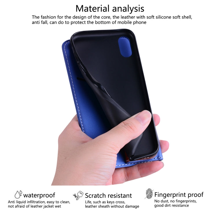 For iPhone X / XS Fashion Magnet Horizontal Flip Leather Case with Holder & Card Slots & Wallet