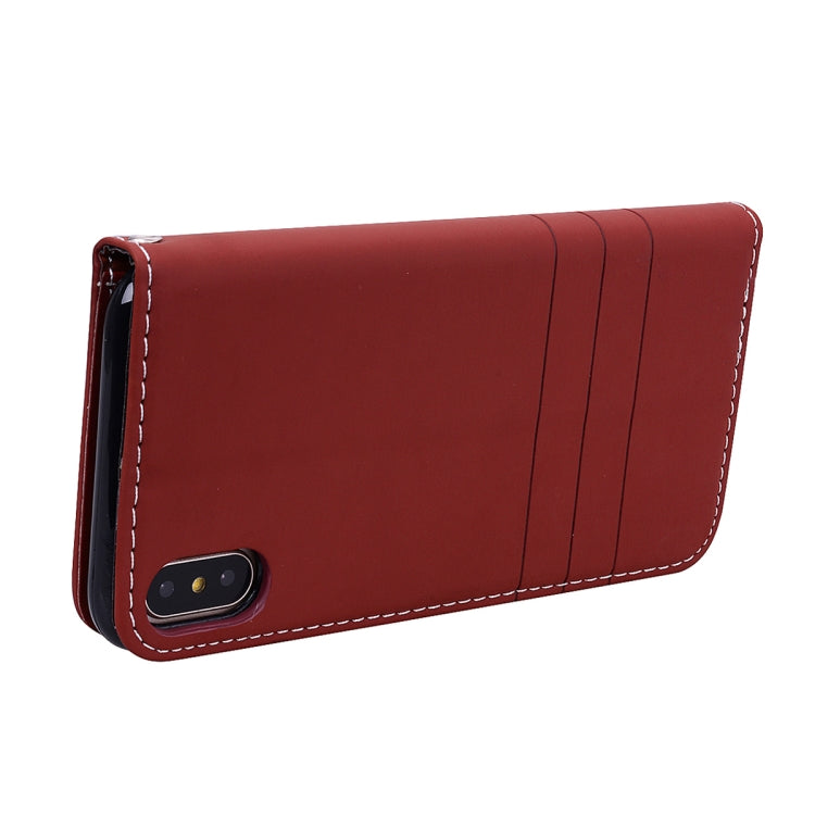 For iPhone X / XS Fashion Magnet Horizontal Flip Leather Case with Holder & Card Slots & Wallet