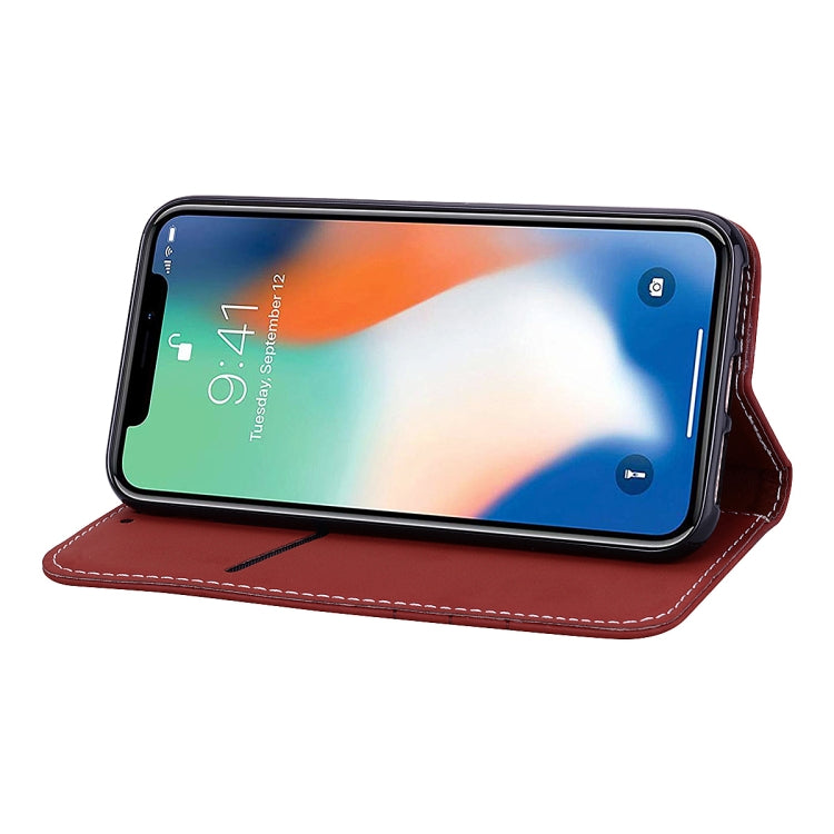 For iPhone X / XS Fashion Magnet Horizontal Flip Leather Case with Holder & Card Slots & Wallet
