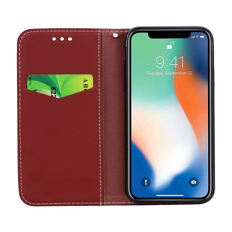 For iPhone X / XS Fashion Magnet Horizontal Flip Leather Case with Holder & Card Slots & Wallet