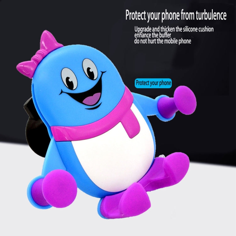 QC-ZJ Gravity Sensing Car Mount Phone Holder