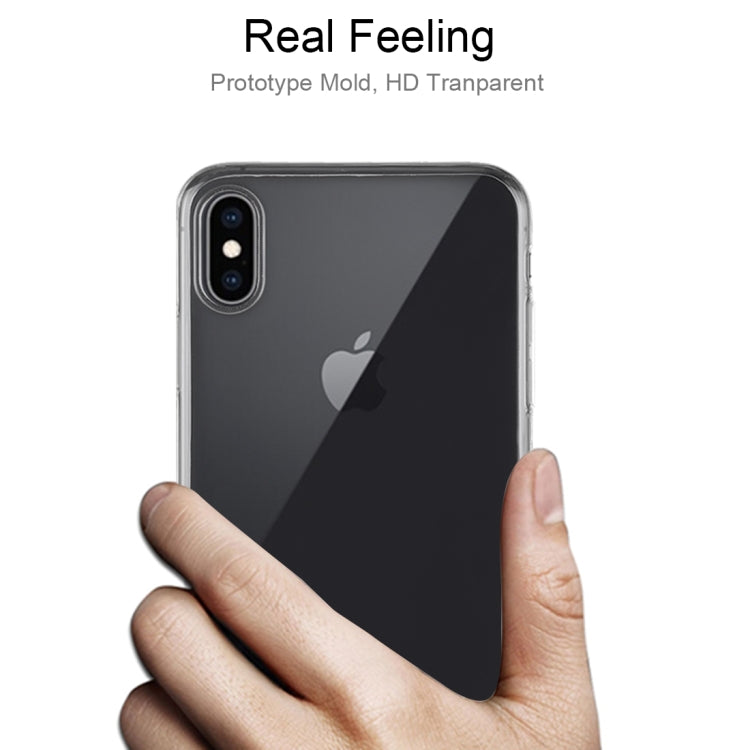 For iPhone XS 0.75mm TPU Ultra-thin Transparent Case