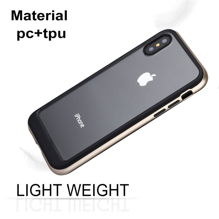 For iPhone X / XS GOOSPERY New Bumper X PC + TPU Shockproof Hard Protective Back Case
