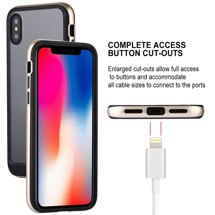 For iPhone X / XS GOOSPERY New Bumper X PC + TPU Shockproof Hard Protective Back Case