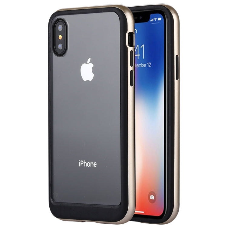 For iPhone X / XS GOOSPERY New Bumper X PC + TPU Shockproof Hard Protective Back Case
