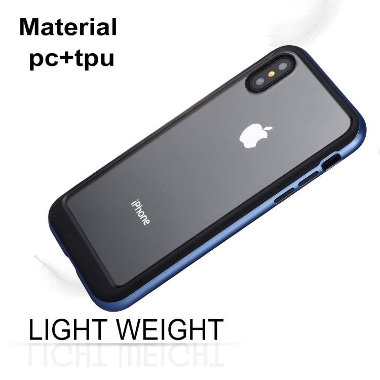 For iPhone X / XS GOOSPERY New Bumper X PC + TPU Shockproof Hard Protective Back Case
