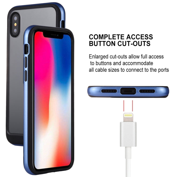 For iPhone X / XS GOOSPERY New Bumper X PC + TPU Shockproof Hard Protective Back Case