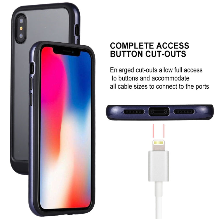 For iPhone X / XS GOOSPERY New Bumper X PC + TPU Shockproof Hard Protective Back Case
