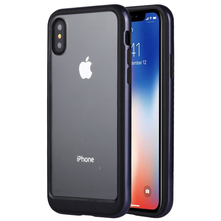 For iPhone X / XS GOOSPERY New Bumper X PC + TPU Shockproof Hard Protective Back Case