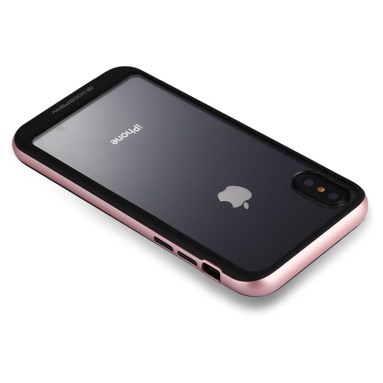 For iPhone X / XS GOOSPERY New Bumper X PC + TPU Shockproof Hard Protective Back Case