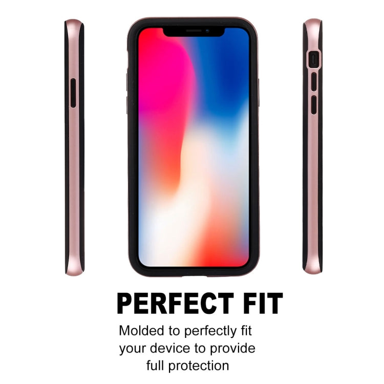 For iPhone X / XS GOOSPERY New Bumper X PC + TPU Shockproof Hard Protective Back Case