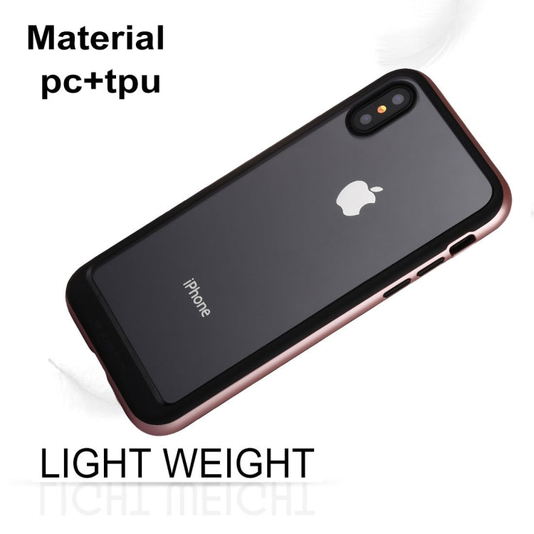 For iPhone X / XS GOOSPERY New Bumper X PC + TPU Shockproof Hard Protective Back Case