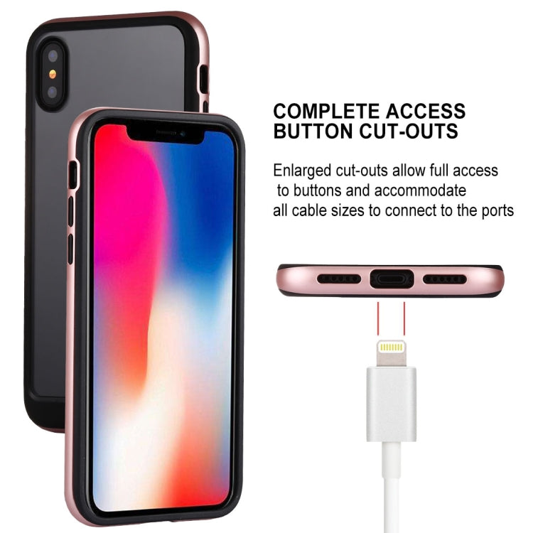 For iPhone X / XS GOOSPERY New Bumper X PC + TPU Shockproof Hard Protective Back Case