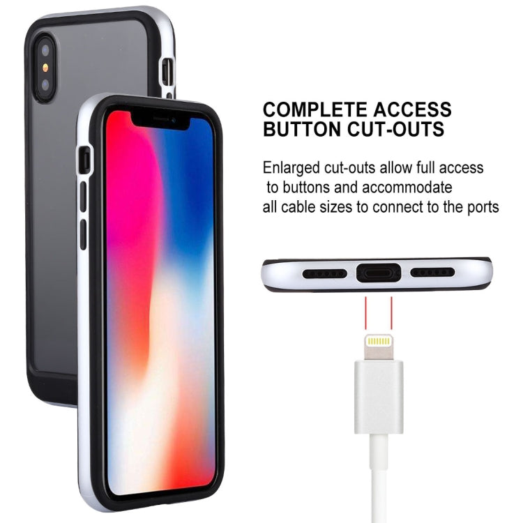 For iPhone X / XS GOOSPERY New Bumper X PC + TPU Shockproof Hard Protective Back Case