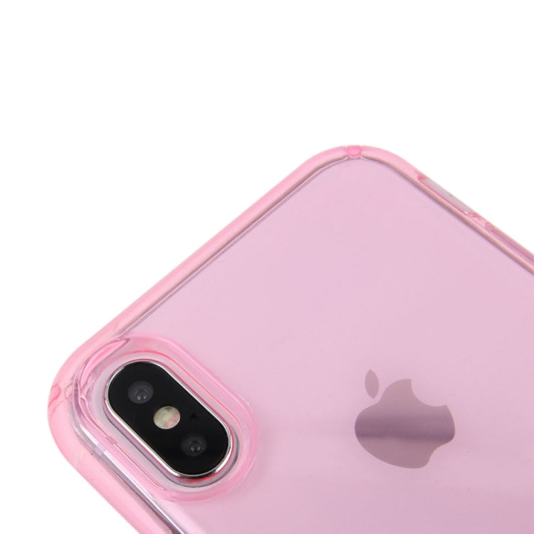 for iPhone X / XS Transparent Back Cover Case