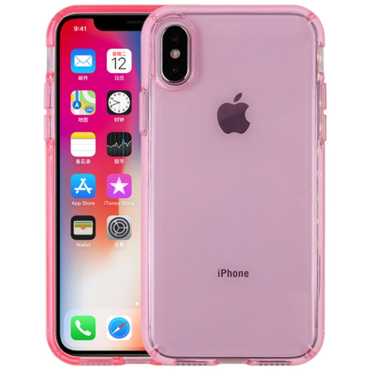 for iPhone X / XS Transparent Back Cover Case