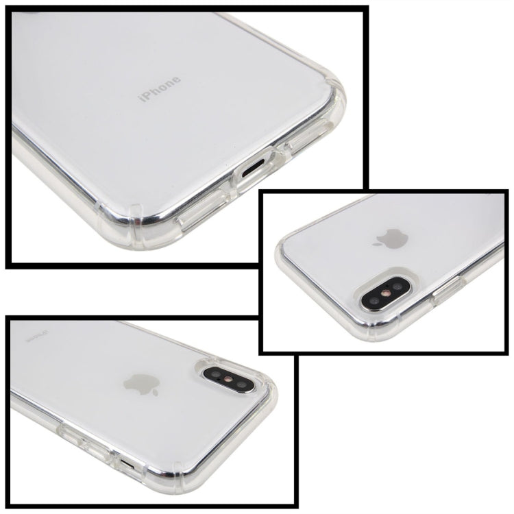 for iPhone X / XS Transparent Back Cover Case