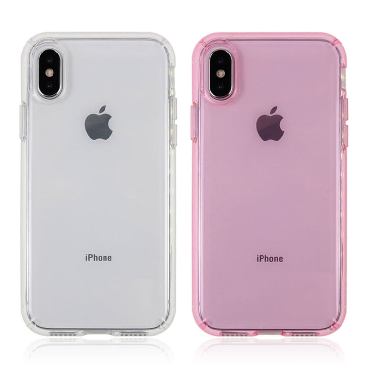 for iPhone X / XS Transparent Back Cover Case