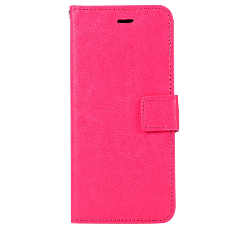 For iPhone X / XS Crazy Horse Texture Horizontal Flip Leather Case with Holder & Card Slots & Wallet & Photo Frame