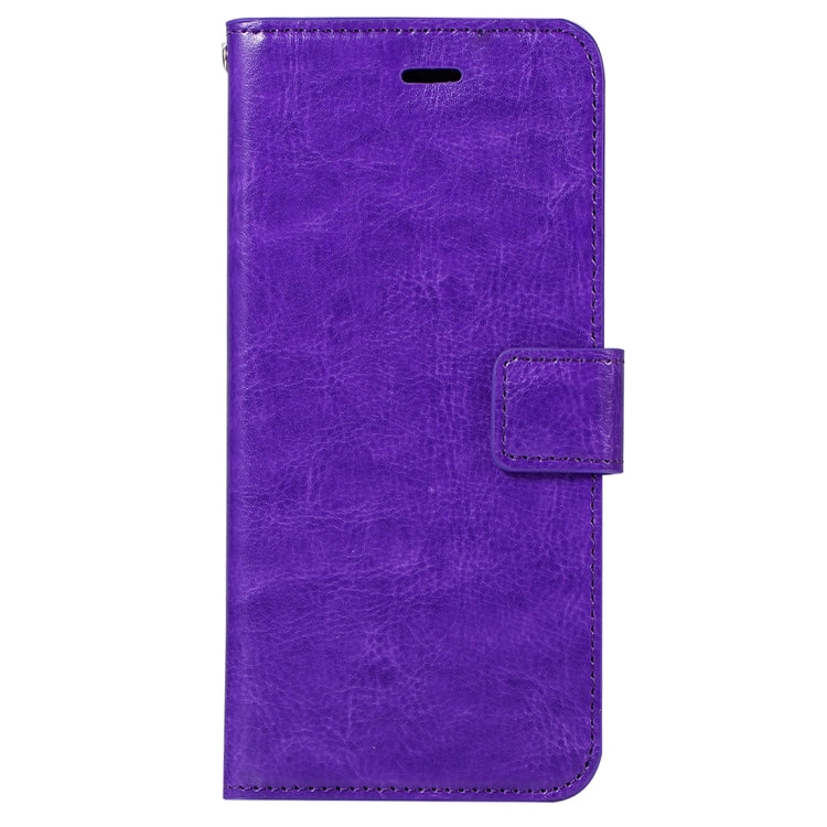 For iPhone X / XS Crazy Horse Texture Horizontal Flip Leather Case with Holder & Card Slots & Wallet & Photo Frame