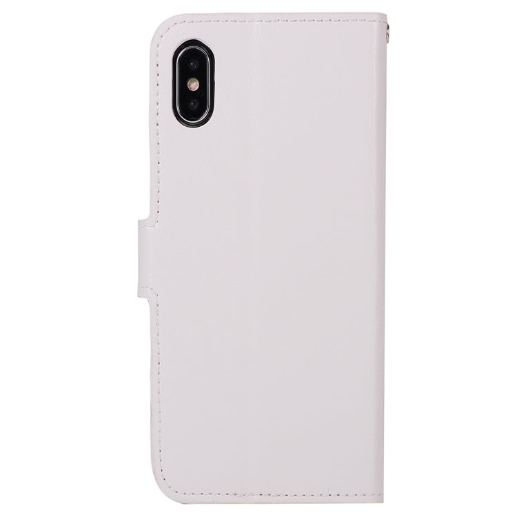 For iPhone X / XS Crazy Horse Texture Horizontal Flip Leather Case with Holder & Card Slots & Wallet & Photo Frame