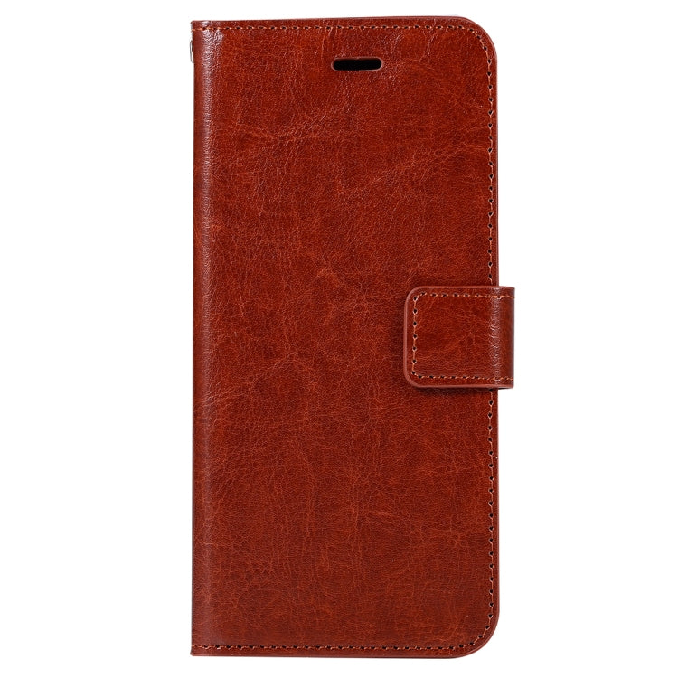 For iPhone X / XS Crazy Horse Texture Horizontal Flip Leather Case with Holder & Card Slots & Wallet & Photo Frame