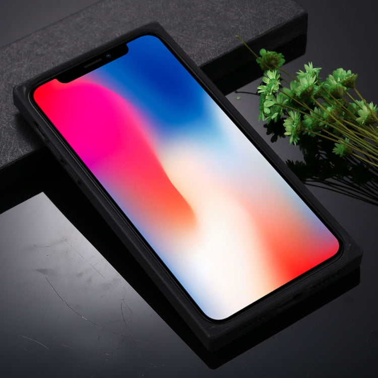For iPhone X / XS Eyes Pattern TPU + PC Protective Back Case