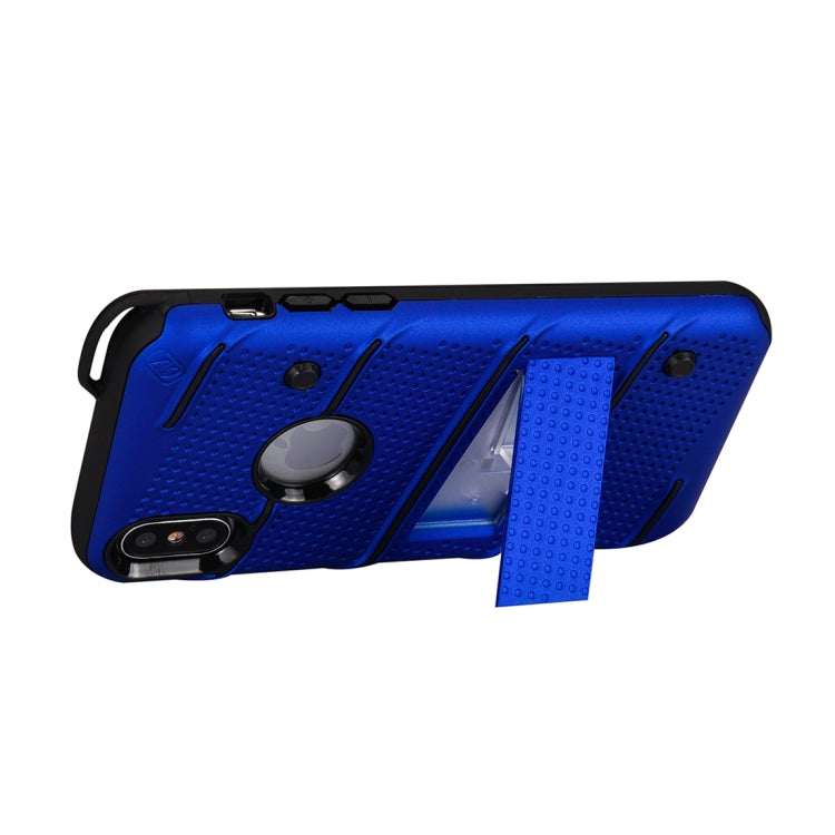 For iPhone X / XS Charm Knight Detachable PC + TPU Combination Protective Case with Holder