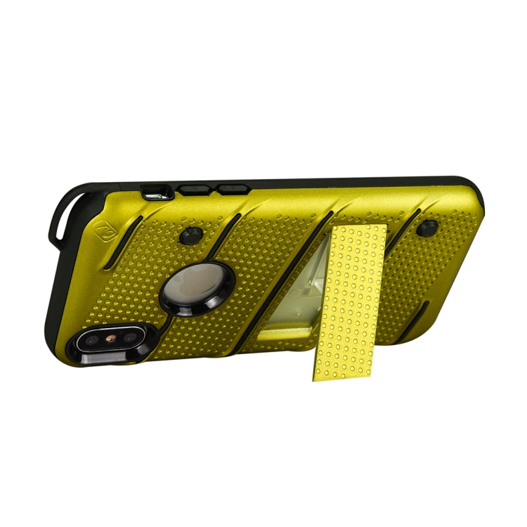 For iPhone X / XS Charm Knight Detachable PC + TPU Combination Protective Case with Holder