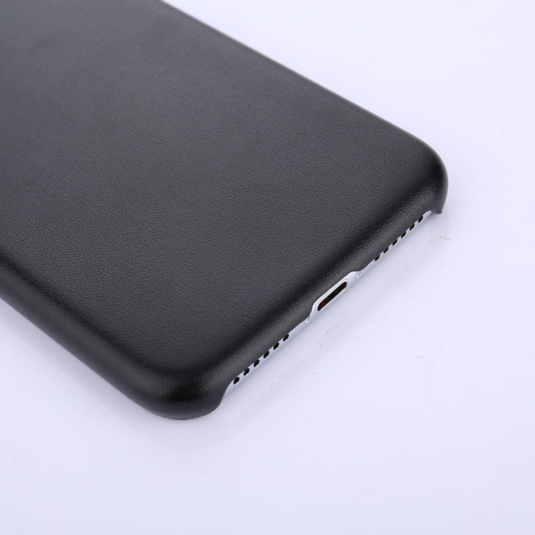For iPhone X / XS Drop-proof PU Protective Case Back Cover