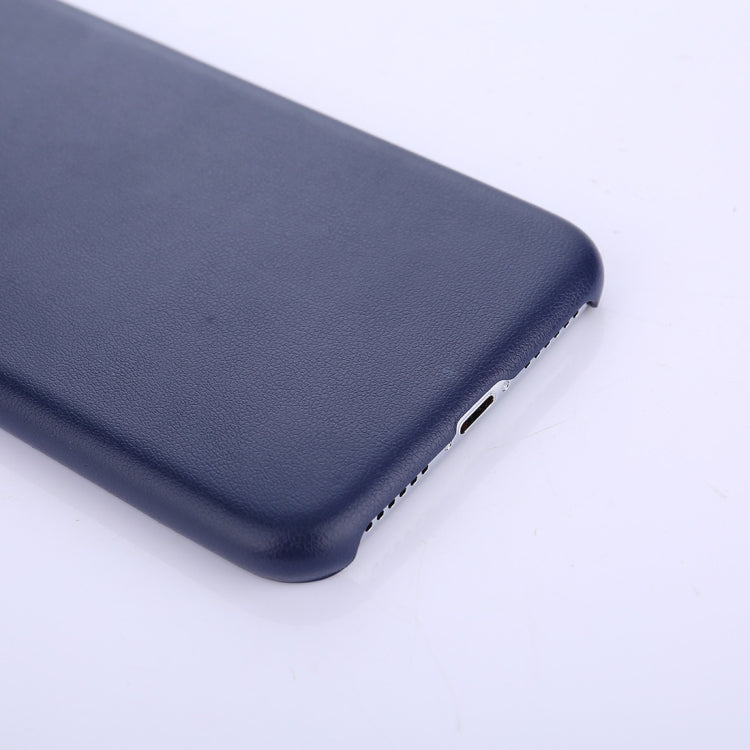 For iPhone X / XS Drop-proof PU Protective Case Back Cover