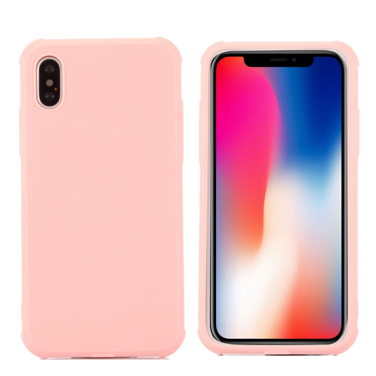 For iPhone X / XS Dropproof Protective Soft TPU Back Case Cover