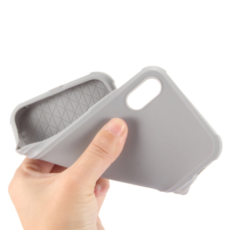 For iPhone X / XS Dropproof Protective Soft TPU Back Case Cover